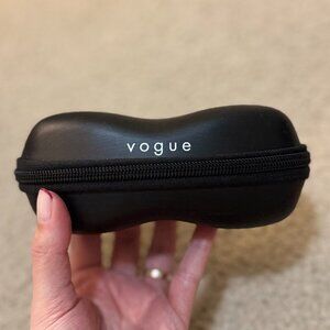🖤 Vogue Eyewear Hard Protective Glasses Case + Cleaning Cloth